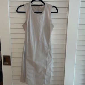 Helmut Lang Gray Bodycon Dress Size 8